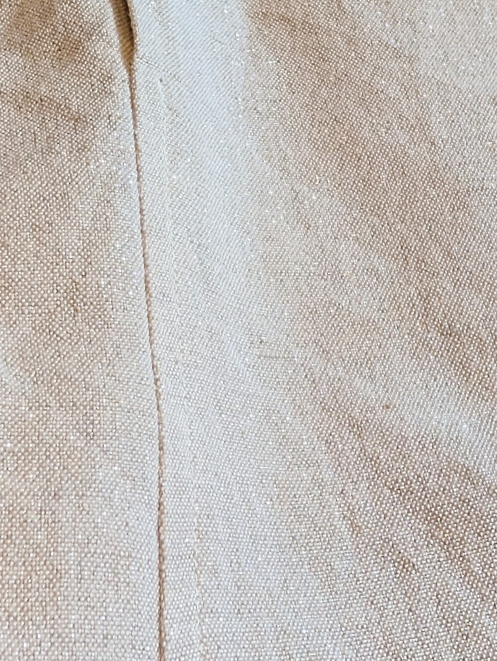 Crown Linen Designs 100% Linen with glitter Dress size small - Picture 10 of 10